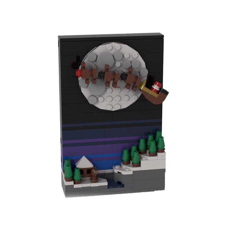 Building Block Compatible With 166352 Sled Era Stories, Creative Scene Model Ornaments