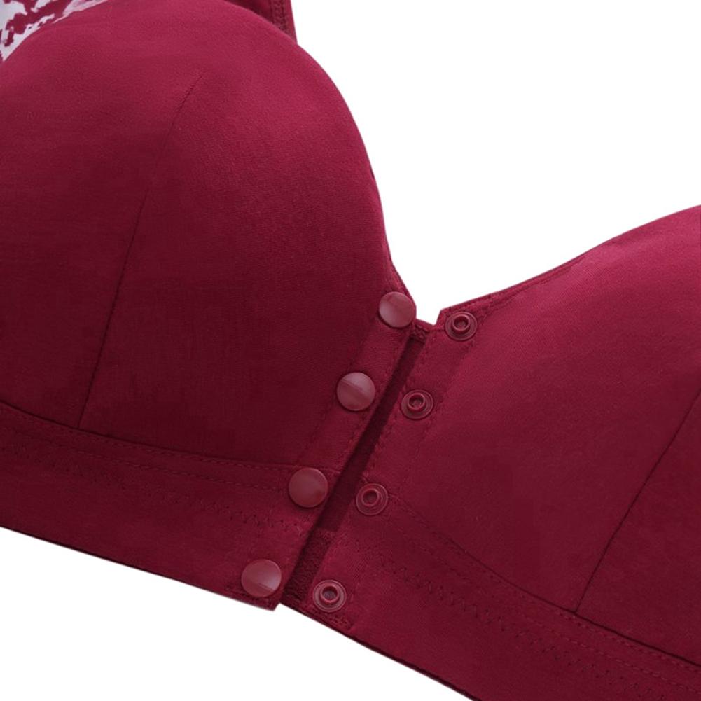 Women's Large Size Front Buckle Bra Vest Style Comfortable Bra