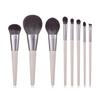 Gray Novice Cosmetic Brush Set Makeup Tool Eye Shadow Foundation Powder Contour Soft Handle Brush