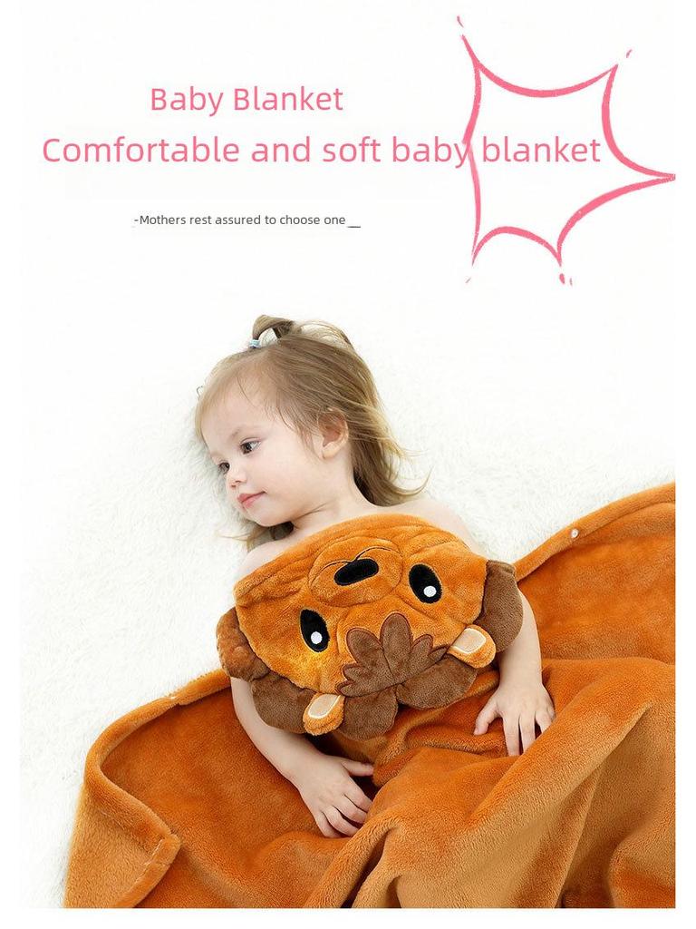 MICHLEY Neugeborenen-Flanell-Nickerchendecke für Kinder