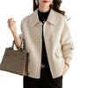 Women's Thick Wool Coat: Autumn/Winter Korean Style, Stylish Loose Fit, Age-Reducing Petite Design