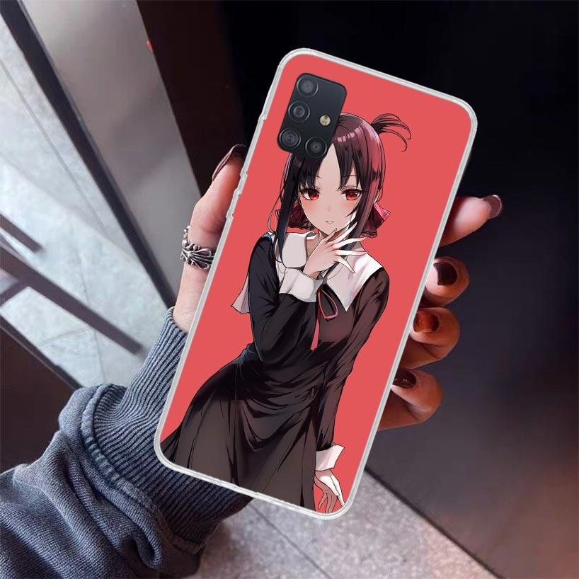 Kaguya Sama Shinomiya Phone Case For Samsung Galaxy A52 A51 A50S A32 A22 A12 A02S A72 A71 A31 A70 A30S Note 20 Ultra 10 Plus S10