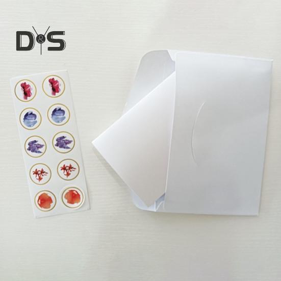 10 stk notatkort Gullfolie blomsterdesign gratulasjonskort med konvolutter og klistremerke til bursdags bryllupsdag Business Gathering