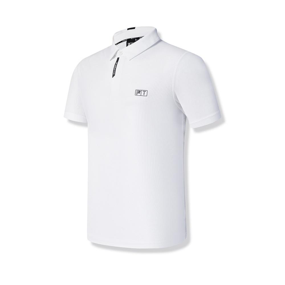 New FILA Golf Series Polo Shirt Men's Jade White A11M525127F-WT