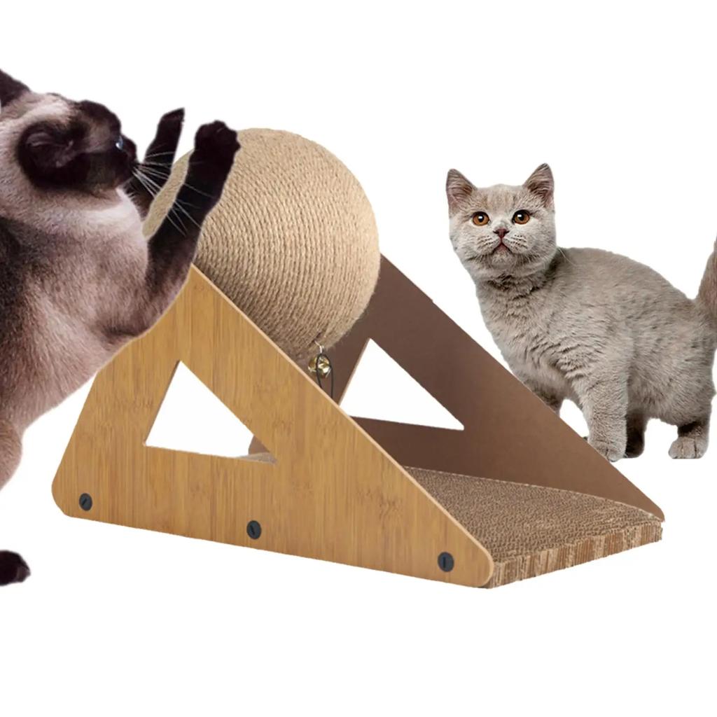 Corrugated Paper Cats Scratching Board Cat Scratcher Toy Wear Resistant for Cats Kitty Supplies Other Small Pets Bunny