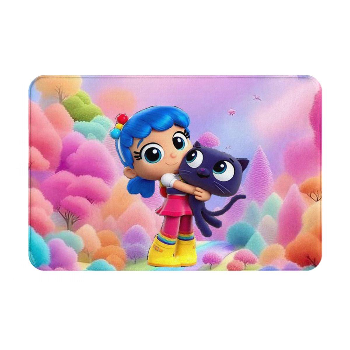 True And The Rainbow Kingdom Antislip Deurmat Vloermat Tapijt Vloerkleed voor Keuken Entree Huis Badkamer Woonkamer Voetmat Matten 60x40 cm