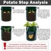 3/5/7/10 Gallon Garden Planting Bag Planting Nursery Pot  Vegetable Tomato Potato Flower