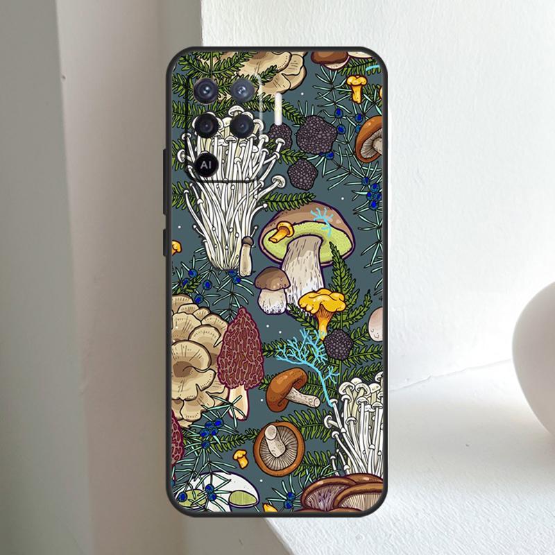 Mushroom Forest For OPPO A96 A76 A16 A5 A6 Pro A15 A17 A57 A18 A38 A58 A78 A98 A54 A74 A94 A40 A60 A80 Case