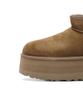 Ugg [Women] Suede Leather Mini Platform Boots (Classic Ultra Mini Platform) - Chestnut / 1135092Che