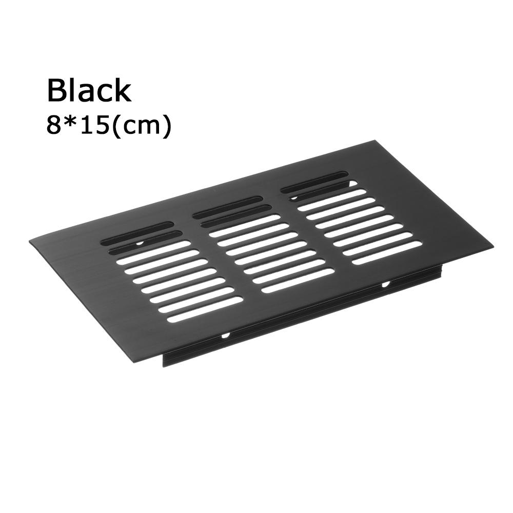 8 Sizes Aluminum Alloy Cabinet Air Vent Ventilator Grille Decor Cover Closet Shoe Wardrobe Mesh Hole Cover Hardware Daily Tools