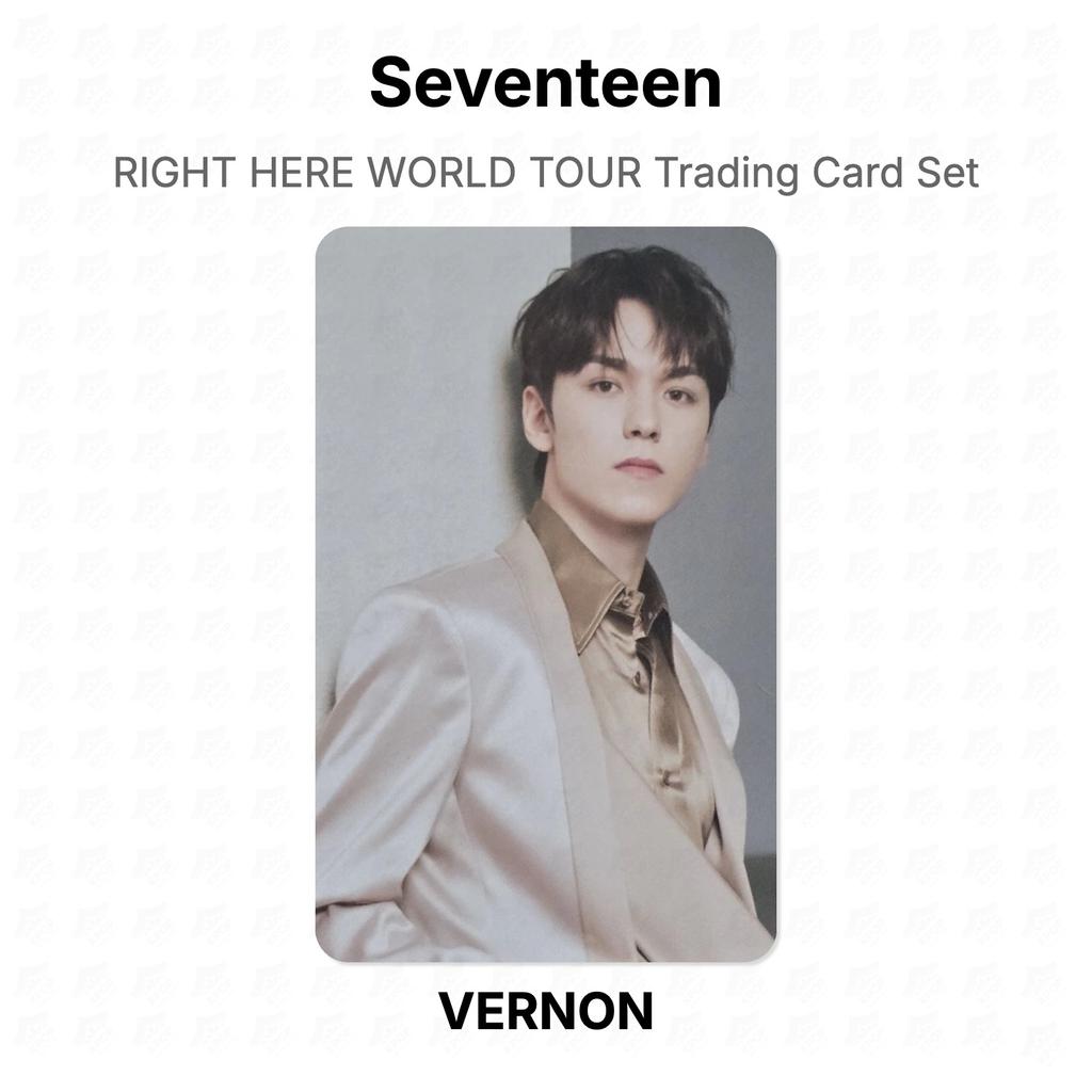 Seventeen RIGHT HERE WORLD TOUR Trading Card Set Official Photocard