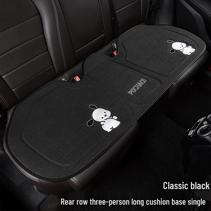 Pachacoo All-Season Cute Cartoon Cotton Linen Car Seat Cushion for Roewe RX5 D7 E6 D6 Ei5.