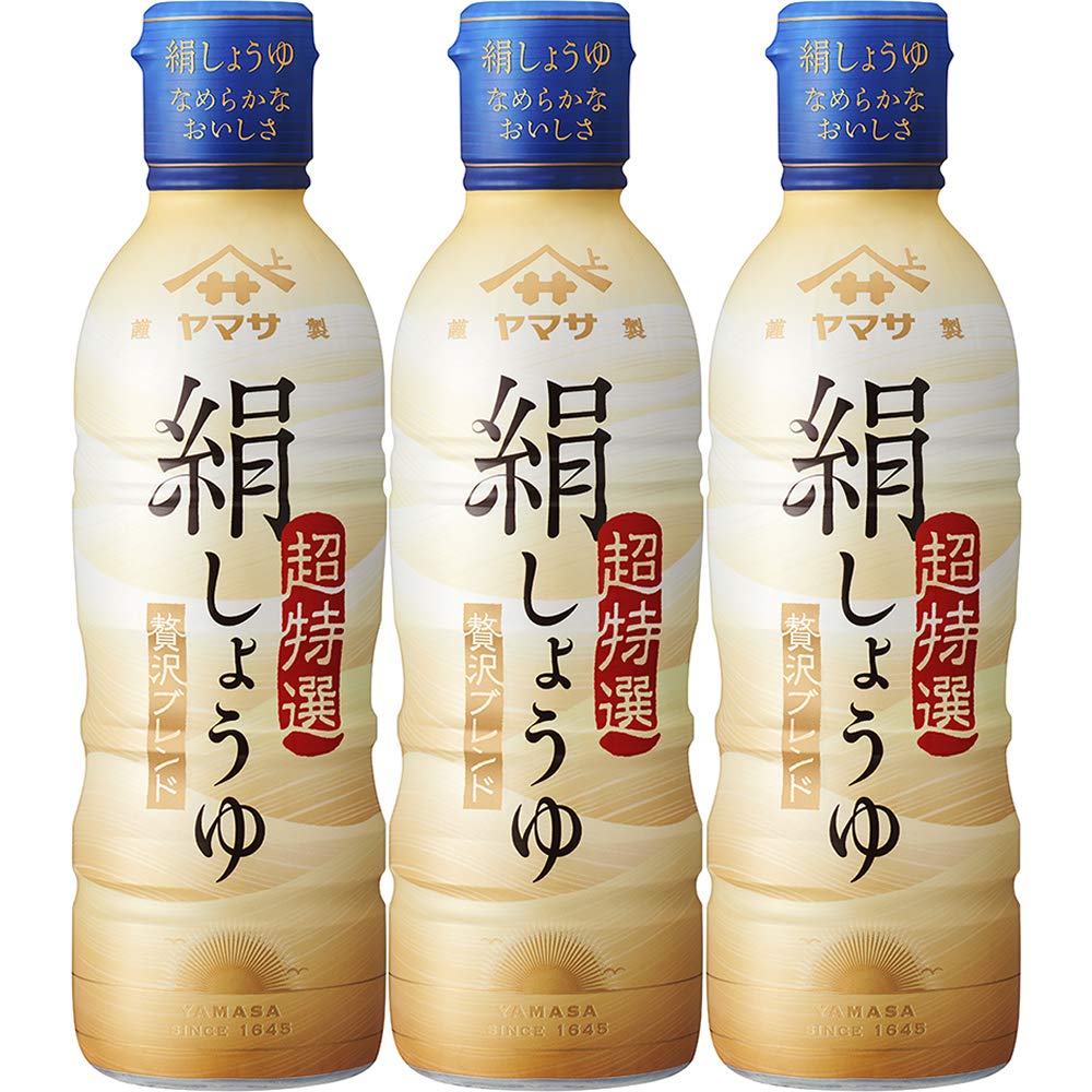 Salsa di Soia Yamasa Silk 450ml x 3 bottiglie 450 millilitri (x 3)