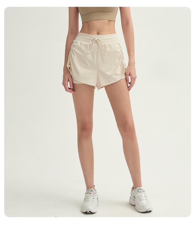 Women's Breathable Cross-Border Sports Shorts: Anti-Exposure, Elastic, 3-Point Yoga and Running Shorts