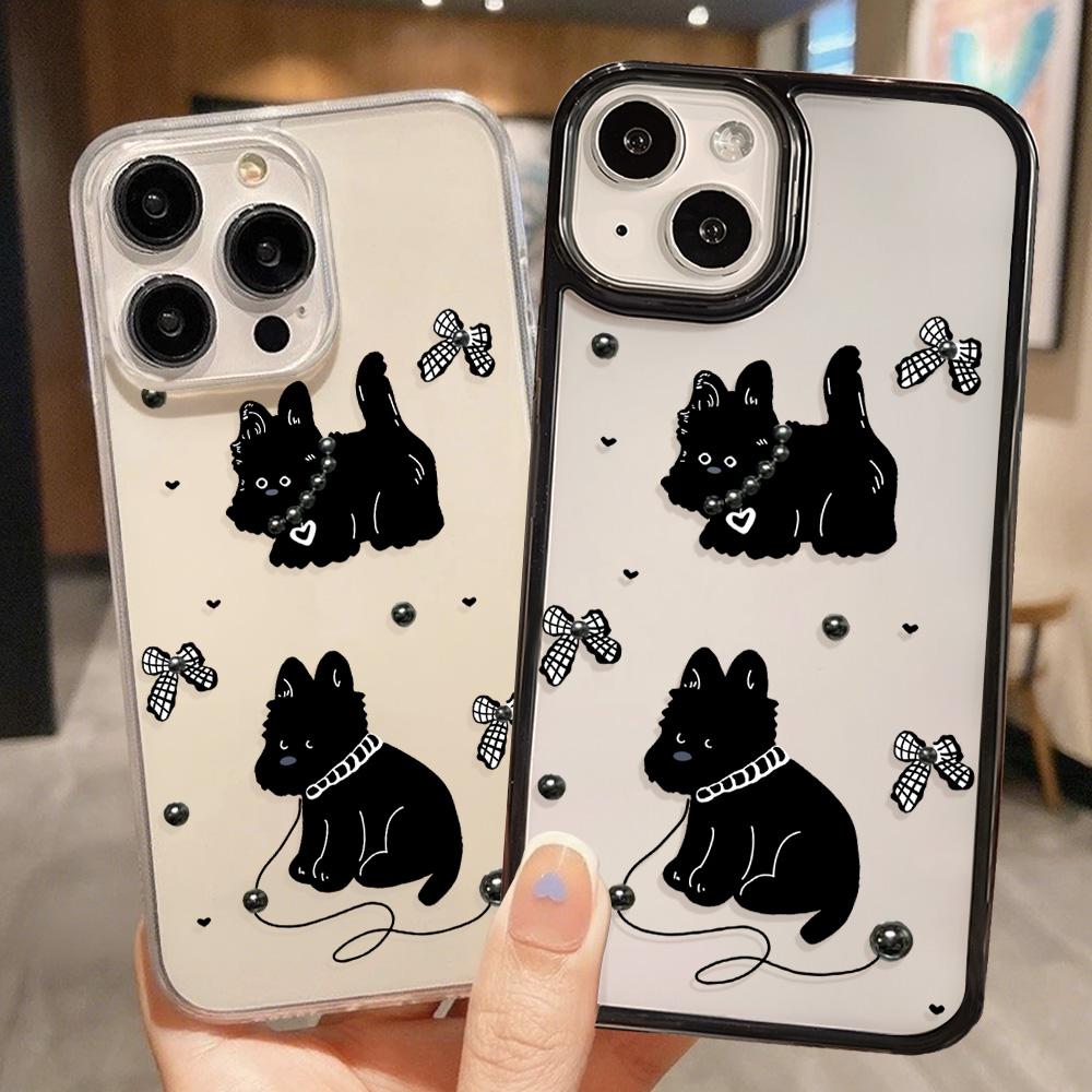 Acrylic Phone Case for iPhone 11 12 13 14 Pro 12 14 16 Pro Max for Samsung A16 A36 A56 S24 FE High-quality Painted Anti-fall Mobile Phone Case