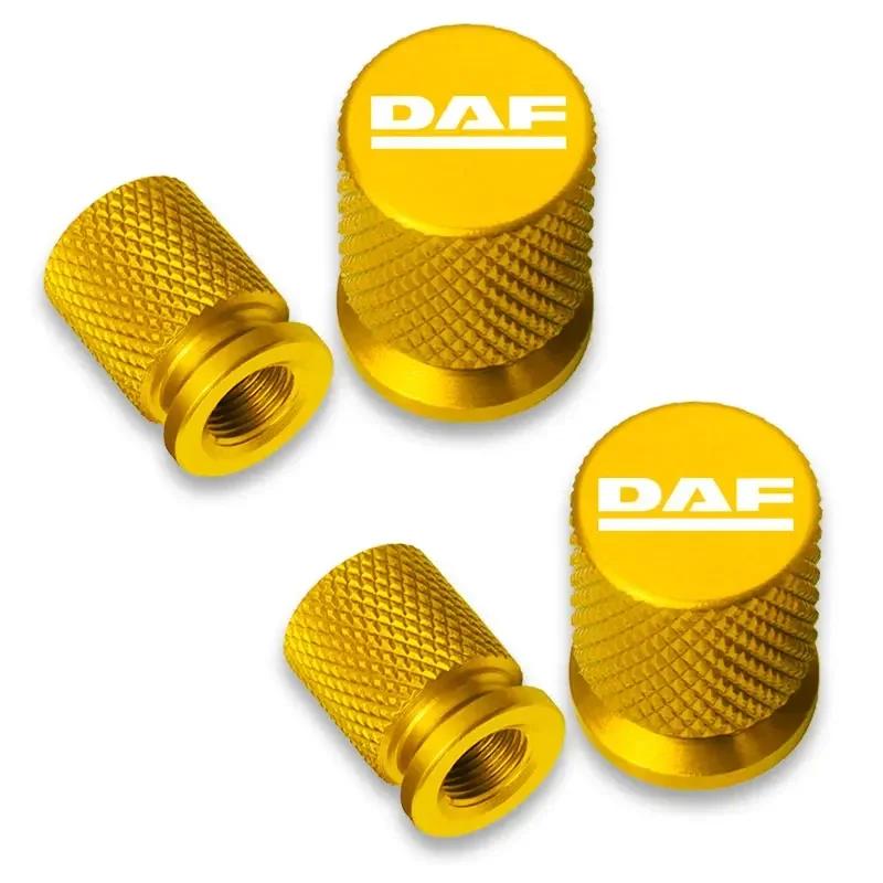 For DAF XF XG 95 105 106 4pcs Car Accessories Car Wheel Tire Valve Caps Tyre Stem Covers Airdust Waterproof
