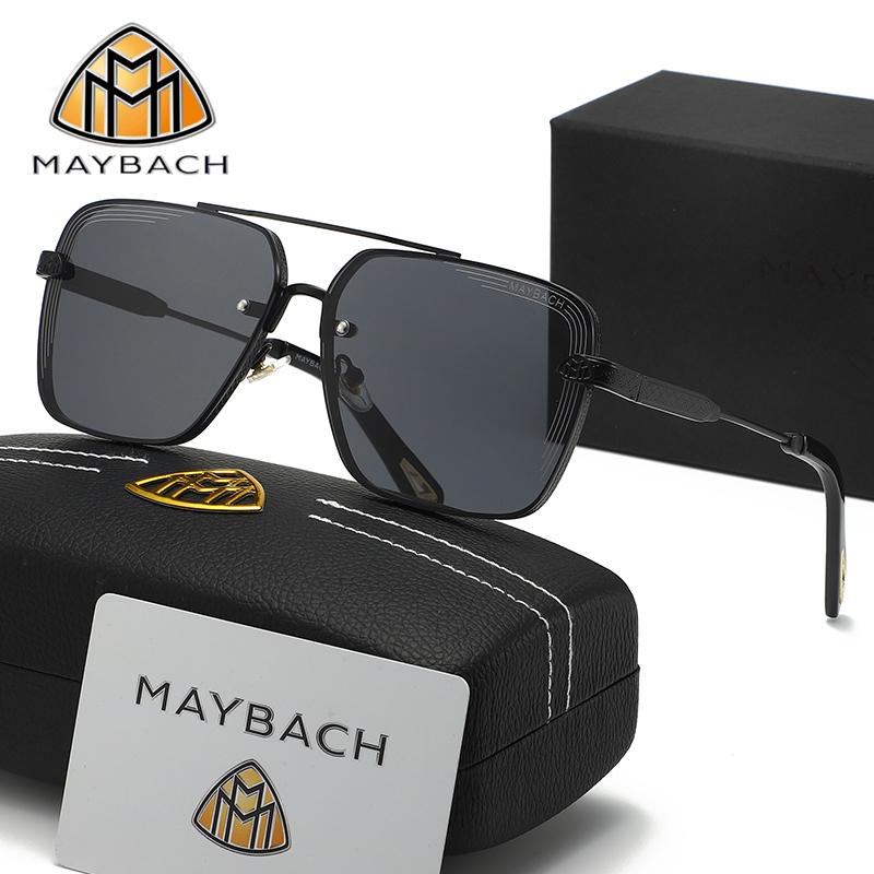 MAYBACH Sunglasses UV400 Protection Luxury Brand for Men and Women Classic Sun Glasses High Quality Eyewears Pilot Goggle 754