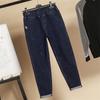 Women Vintage High Wasit Harem Denim Pants PLUS Size 6xl Baggy Jeans   Casual  Ankle-length Streetwear Pants