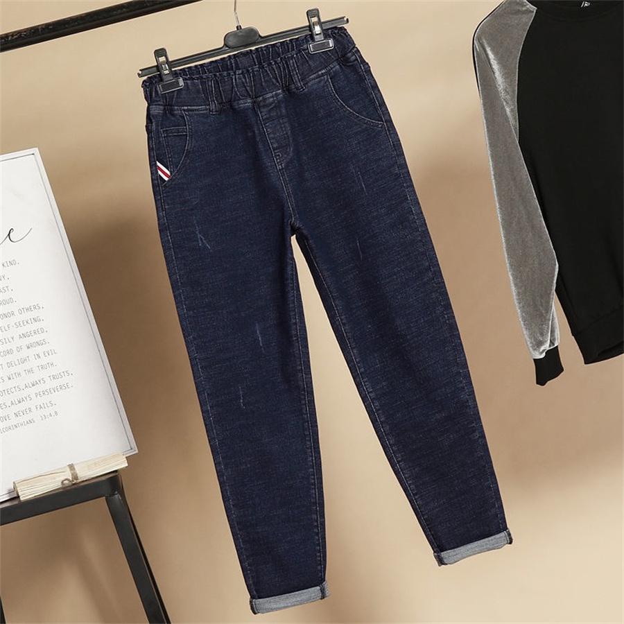 Women Vintage High Wasit Harem Denim Pants PLUS Size 6xl Baggy Jeans Casual Ankle-length Streetwear Pants