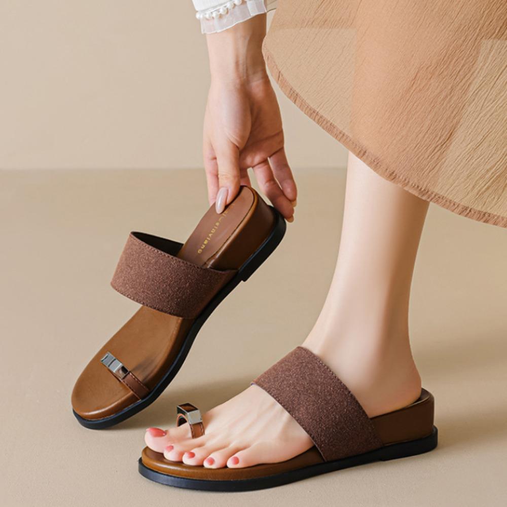 Fashion Slippers Woman Sandals French Retro Platform Cover Toe Sandals with Skirt Slippers Women's Summer Sandals Plus Size 43
