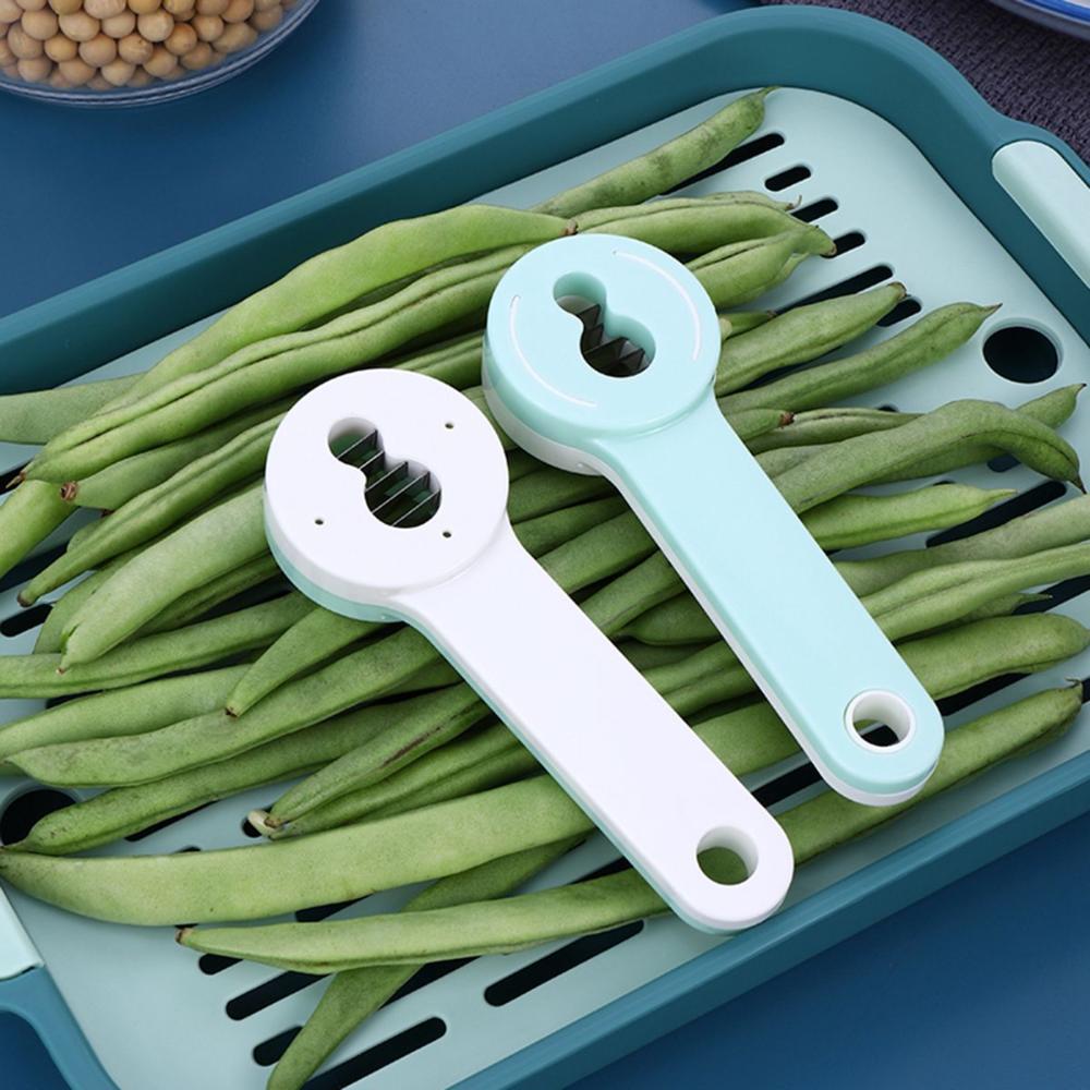 Green Peeler Stainless Steel Long Bean Shredder Stringer French Bean Cutter Green Bean Slicer