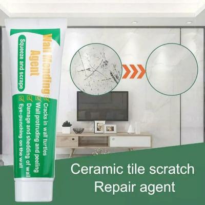 Agente Ripara Muri da 100G Kit Riparazione Cartongesso con Raschietto Pasta Ripara Buchi Muro Crepa Muro Casa