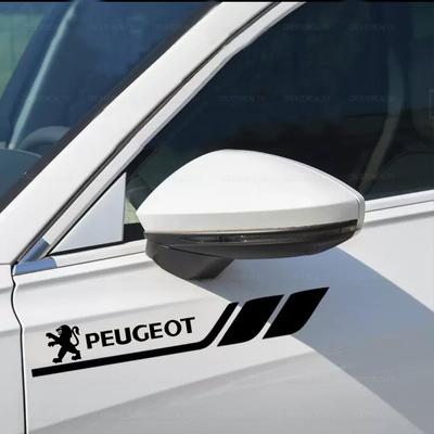 Evrensel Peugeot Çamurluk Kapı Yan Arka Cam Yan Etek Amblemi Gizler Eşsiz Isıya Dayanıklı Etiket, Çizikler, Görünüm, Şık,