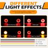 Motorcycle LED Tail Light - Universal Bullet Style - Red Brake/Turn Signal