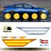 For 16-21 Honda Civic Dynamic Switchback LED Side Marker Light Turn Signal DRL A