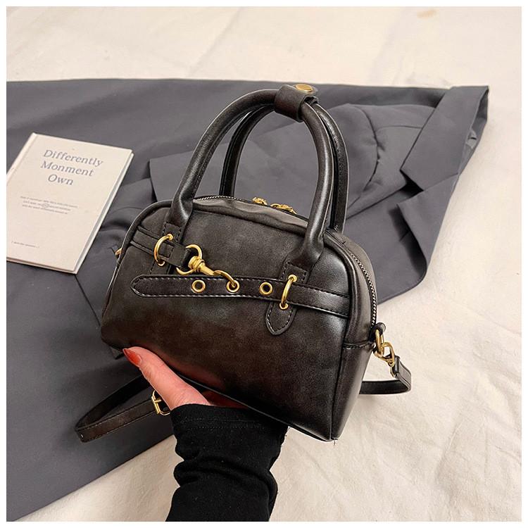 Chic Urban Simple Design Pu Leather Small Square Tote Bag For Everyday Use
