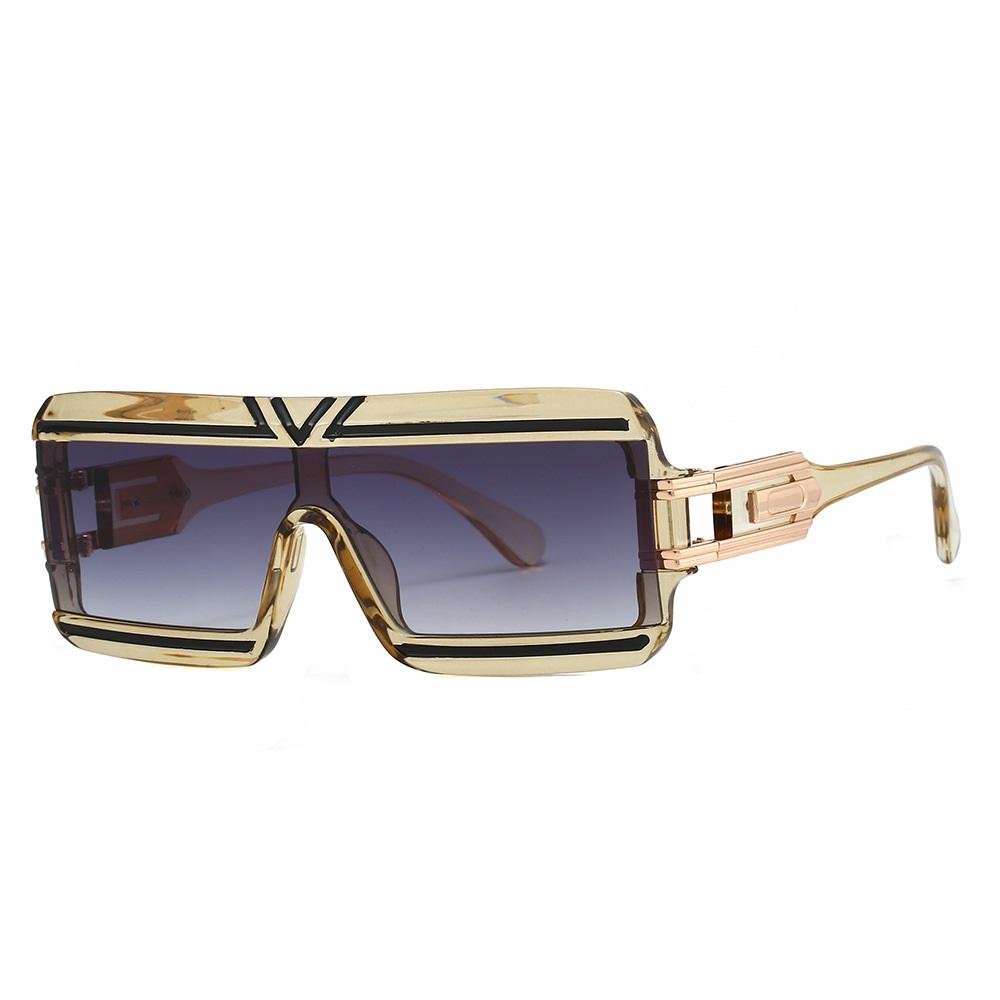 Fashion Popular Square Modern Sunglasses Men Street Black Retro Sunglasses Ins Style Women Male Shades Sunglasses Uv400