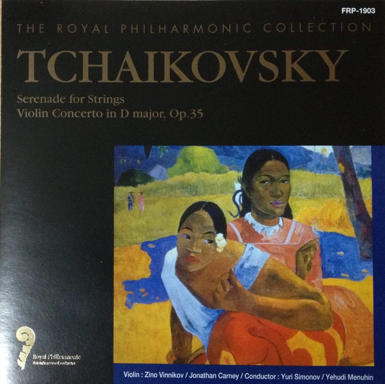

CD TCHAIKOVSKY - Serenade / Violin Concerto for Tcha FRP1903 Japan Classical Used