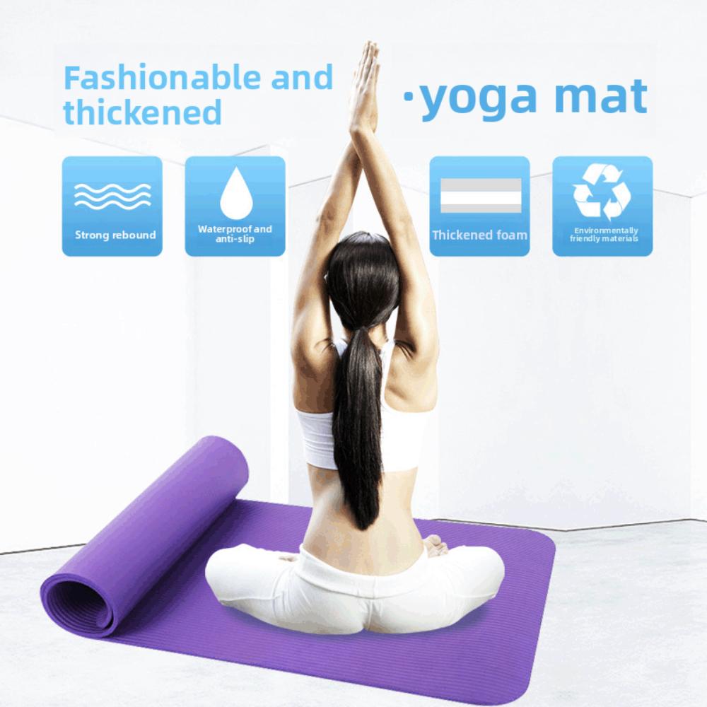 Yoga Mat Meditation Multicolor Yoga Mat with Buckle Beginner Yoga Kneeling Mat Sports Yoga Mat Fitness Yoga Mat