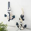 Creative Mediterranean Style Wooden Boat Anchor Hook Bedroom Study Living Room Entrance Hall Door Clothes Hook Wall Decoration