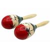 TradeWind Maracas, Latin Percussion, Wooden Shakers, Egg-Shaped, Set of 2 (Palm Tree Design), Perfect for Eurhythmics, Brass Bands, Karaoke, and Parti