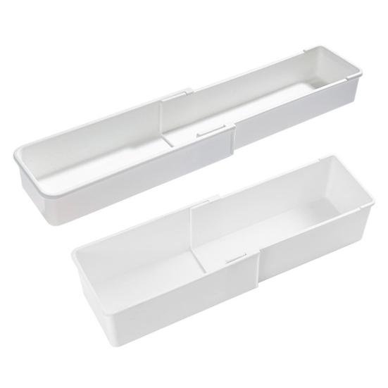 Telescopic Storage Box Drawer Organizer Large Capacity Smooth Edge Retractable Design Space-Saving Tableware