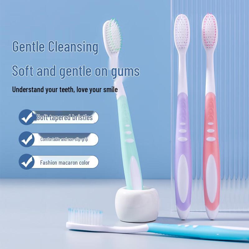 Haomili 30-Pack Soft Bristle Toothbrushes