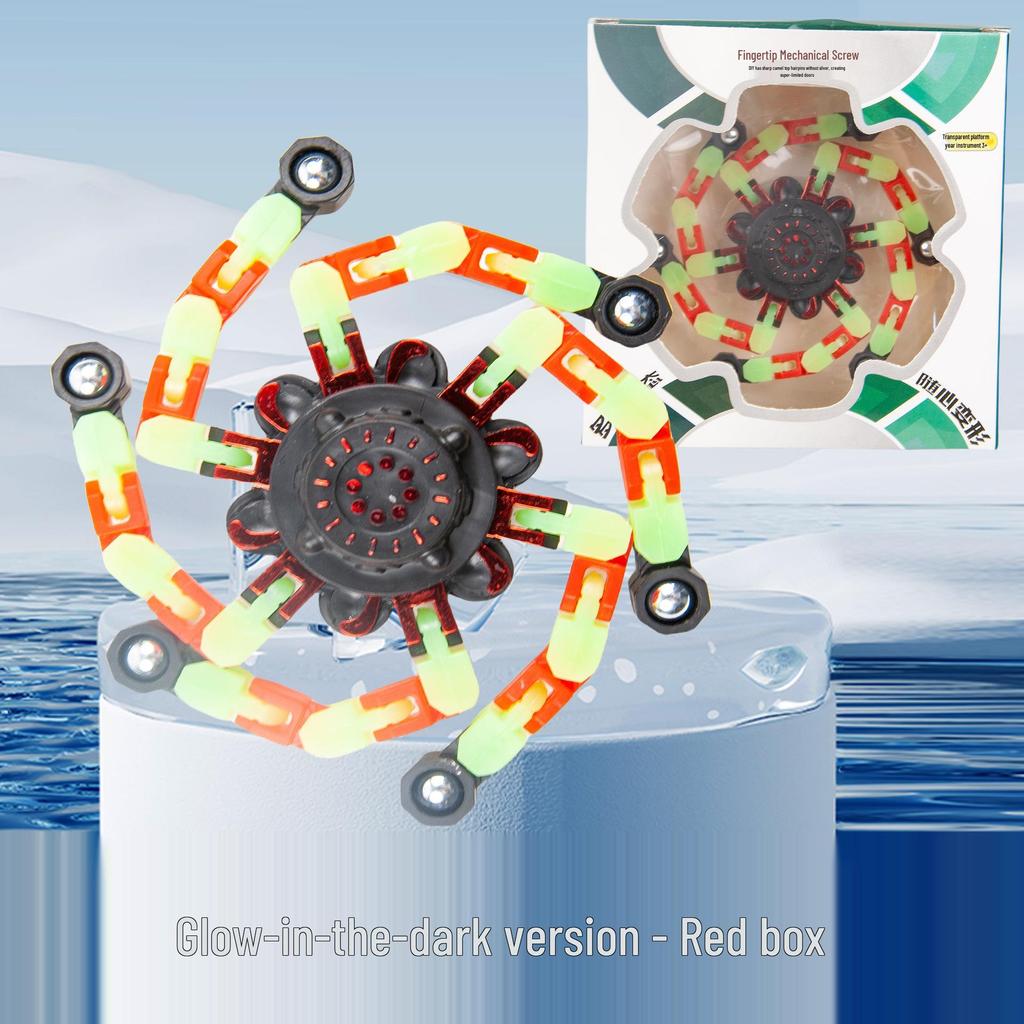 Kids' Transforming Luminous Gyro Decompression Fidget Toy