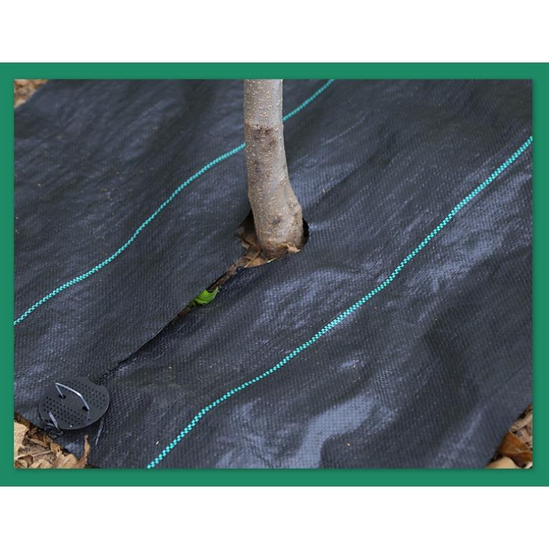 0.5x50m Fabric for Commercial Grade Landscape Garden Weed Barrier Geotextile Underlayment Gravel Ground Cover Drainage Cloth