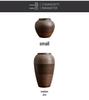 New Chinese Retro Ceramic Vase for Dining Table, Living Room, TV Cabinet Decoration, and Flower Arrangements