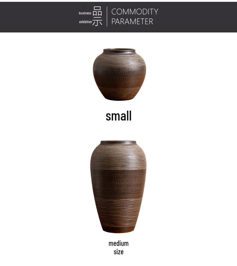 New Chinese Retro Ceramic Vase for Dining Table, Living Room, TV Cabinet Decoration, and Flower Arrangements