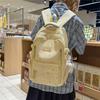 Cute Bear Print Backpack for Girls Teenagers Large Capacity School Bag Lightweight Student Rucksack