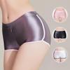 High-Elastic Color-Block Hip-Lifting Zipper Boxer Briefs for Women