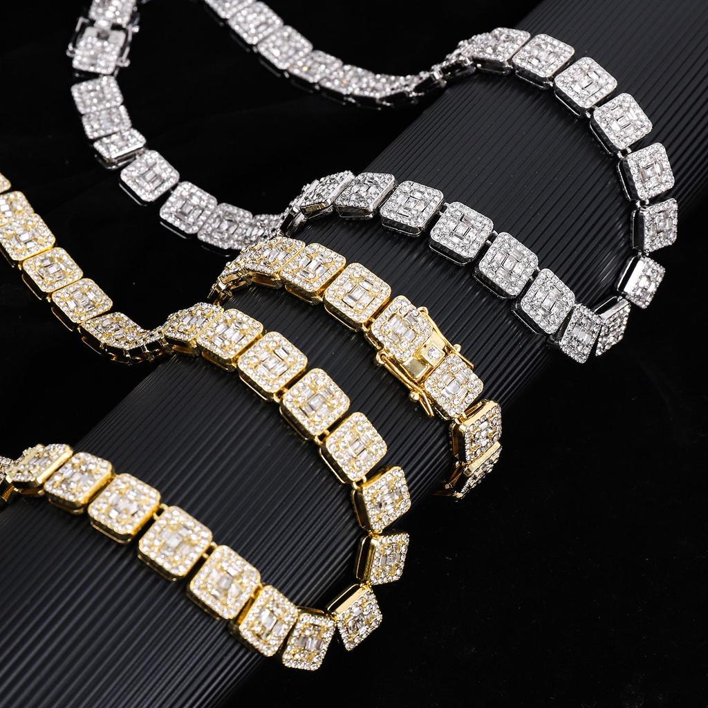 Men's Trendy Hip Hop Bling Cuban Link Chain Necklace