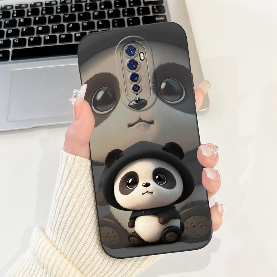 For Oppo Reno 2 2F Case Cute Rabbit Painted Cover Soft Silicone TPU Phone Cases For Oppo Reno2 F Reno 2F Back Cover Funda