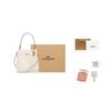 Coach Town Polished Pebbled Leather Bucket Bag , Handbag , Shoulder Bag , Crossbody Bag Small Women's White (Unisex) Shoulder Bags 1011 IMOVG