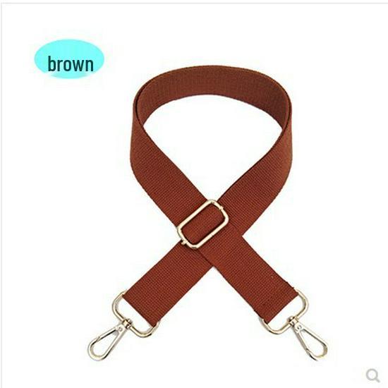 Adjustable Solid Color Crossbody Bag Strap - Unisex, Load-Reducing Shoulder Strap for Bags and School Bags