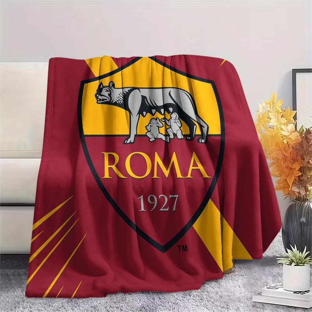 Associazione Sportiva Roma2 Flannel Blanket, High quality Comfortable for All Seasons, Home Decor, Warmth and Comfort