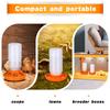 2Pcs Automatic Chicken Water Bucket Large Capacity Plastic Poultry Feeder Rooster Hen Feeding Device Farm Animal Water Supplies