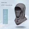 UV Protection Ice Silk Mask Adjustable UV Protection Veil Breathable Balaclava Face Cover  Unisex
